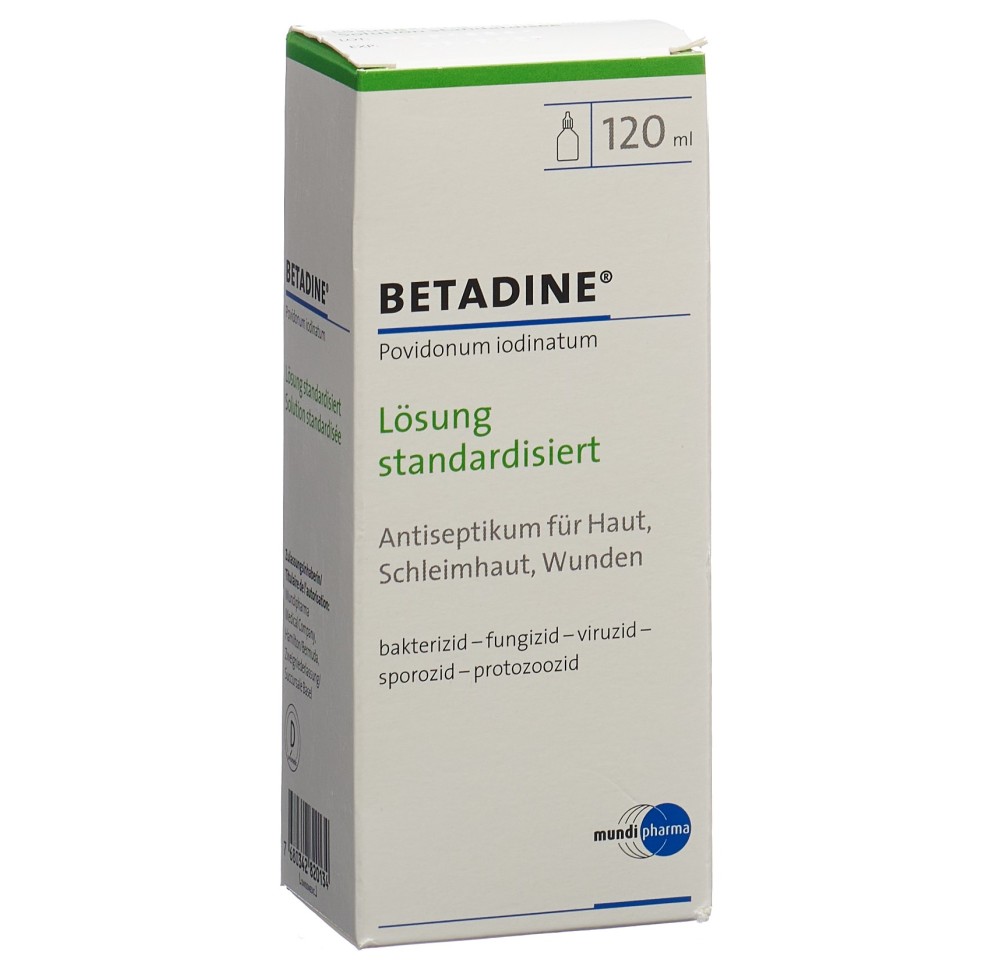 BETADINE solution désinfectante fl 120 ml
