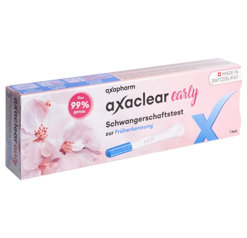 AXACLEAR early test de grossesse AXACLEAR early test de grossesse