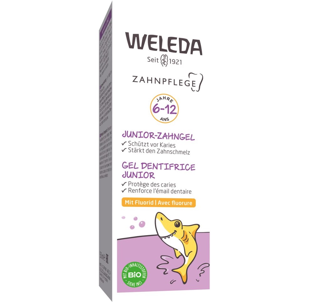WELEDA gel dentifrice junior avec fluor tb 50 ml WELEDA gel dentifrice junior avec fluor tb 50 ml