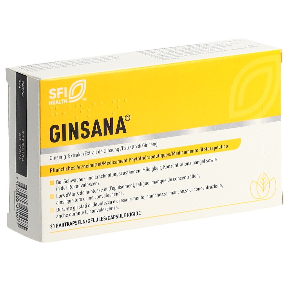 GINSANA caps 30 pce GINSANA caps 30 pce