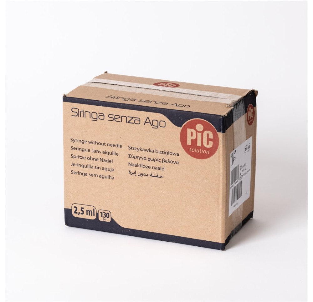 PIC SOLUTION sering us un 2.5ml luer cent 130 pce