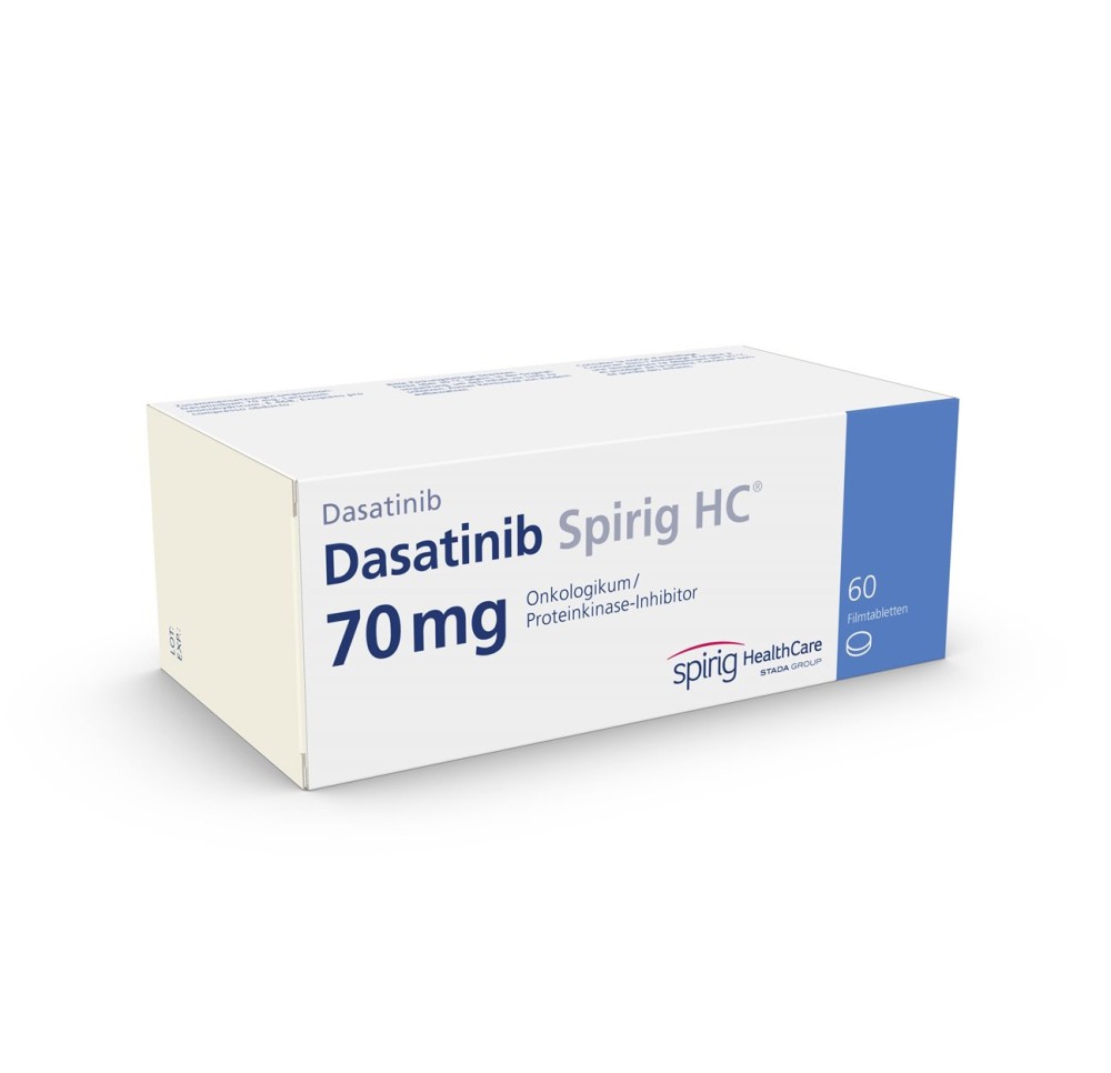 DASATINIB Spirig HC cpr pell 70 mg 60 pce DASATINIB Spirig HC cpr pell 70 mg 60 pce