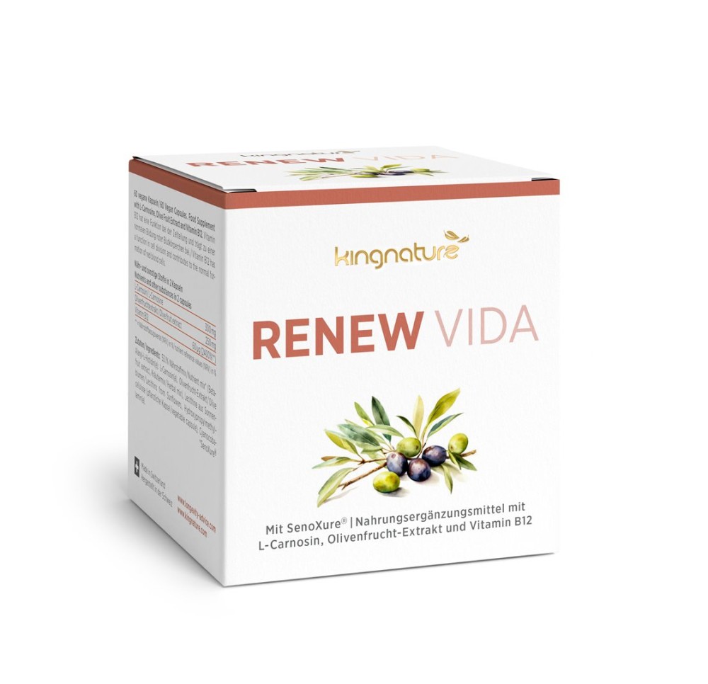 KINGNATURE Renew Vida caps bte 60 pce