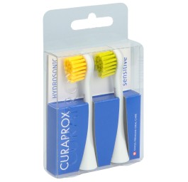CURAPROX Hydrosonic bro rech se jaune-vert 1 paire
