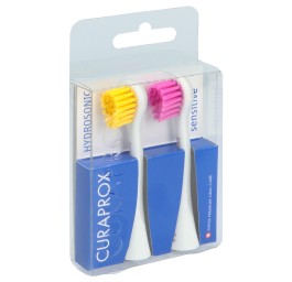 CURAPROX Hydrosonic bro rech se jaune-pink 1 paire