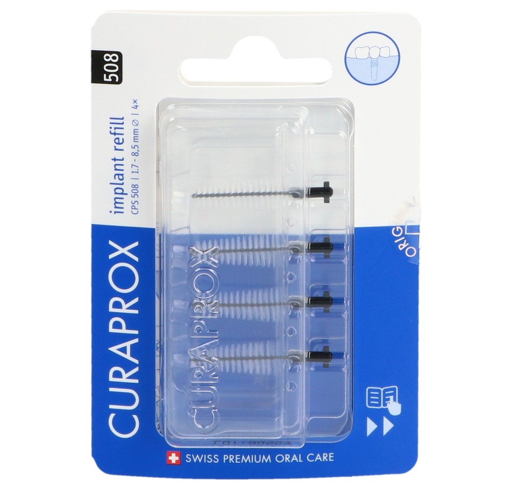 CURAPROX CPS 508 Implant refill 4x noir