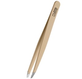 RUBIS pincette biseautée inox brun clair