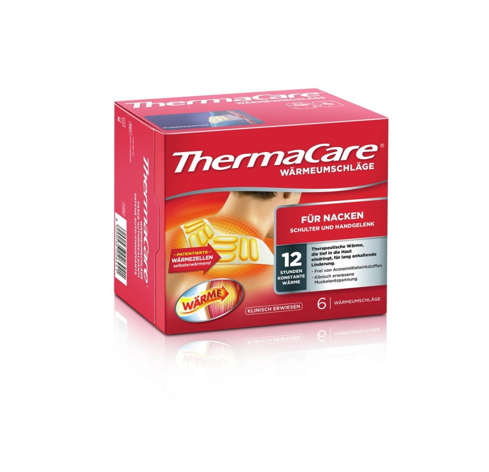 THERMACARE cou épaules bras patch 6 pce