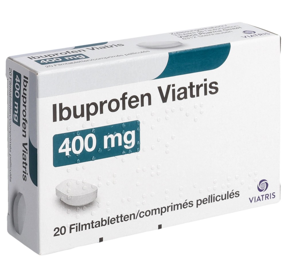 IBUPROFEN Viatris cpr pell 400 mg 20 pce IBUPROFEN Viatris cpr pell 400 mg 20 pce
