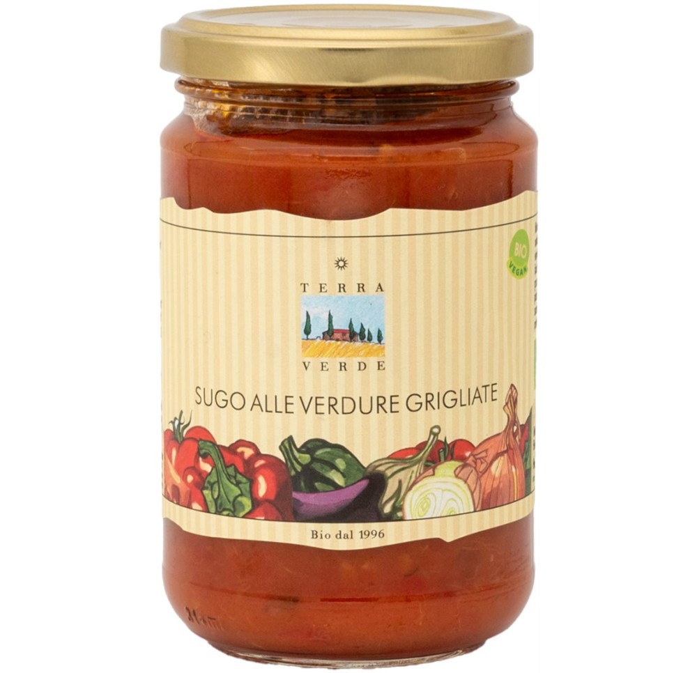 TERRA VERDE sauce tomate aux légumes grillé 290 g TERRA VERDE sauce tomate aux légumes grillé 290 g