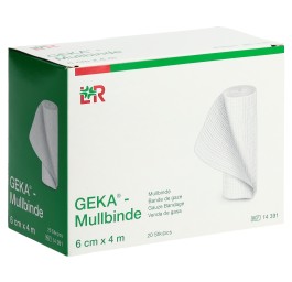 GEKA bande de gaze 6cmx4m 20 pce