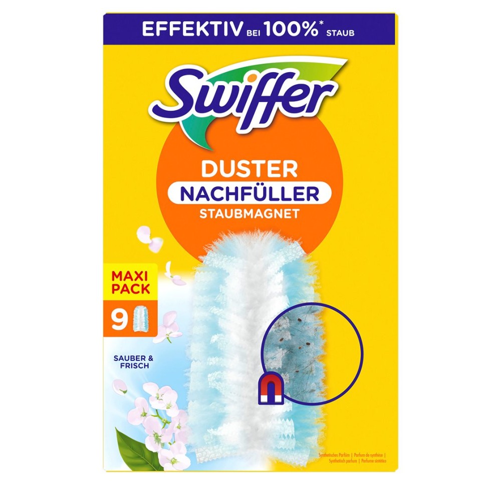 SWIFFER plumeau duster rech parfumées 9 pce