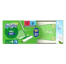 SWIFFER kit complet balai+ling sèc+ling humi