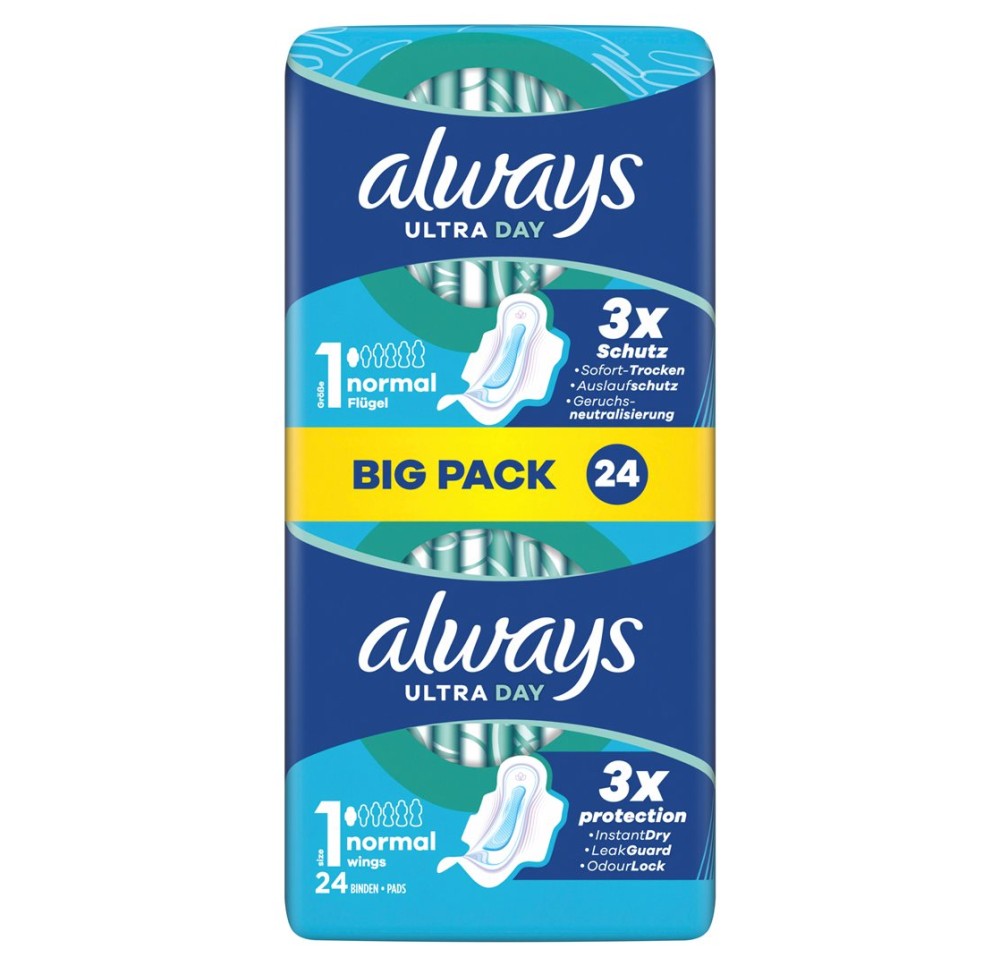ALWAYS Ultra serv hyg Nor ailet BigPack (n) 24 pce