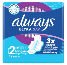ALWAYS Ultra serv hyg Long ailet (n) 12 pce