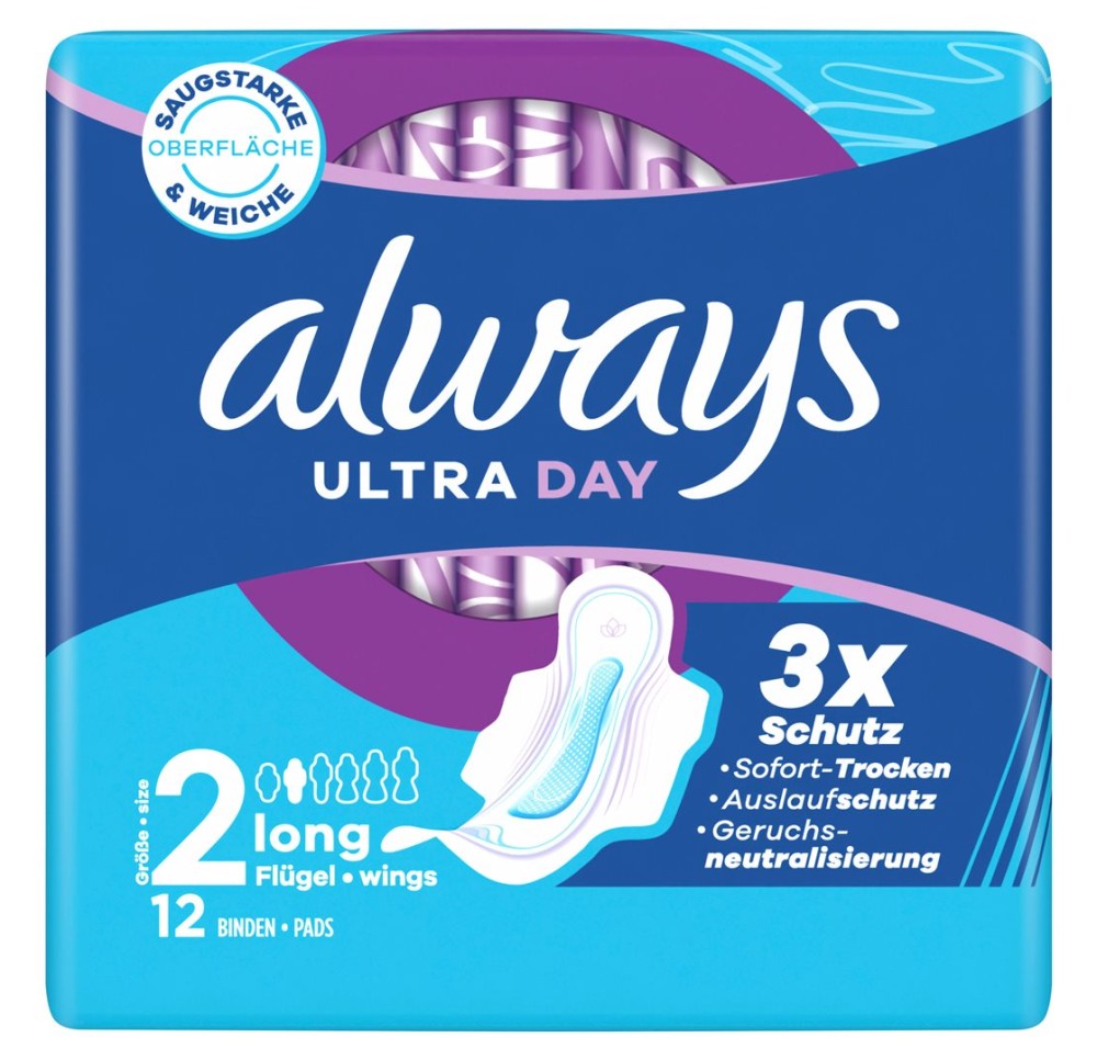 ALWAYS Ultra serv hyg Long ailet (n) 12 pce