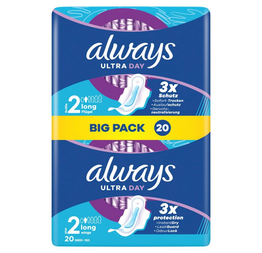ALWAYS Ultra serv hyg Lo ailet BigPack (n) 20 pce