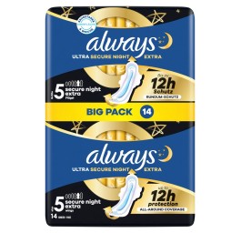 ALWAYS Ult serv hyg Se Nig Ext ail BigP (n) 14 pce