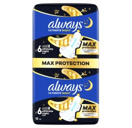 ALWAYS Ult serv hyg Ult Nig Max Pr ail BigP 12 pce