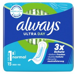 ALWAYS Ultra serv hyg Normal 15 pce