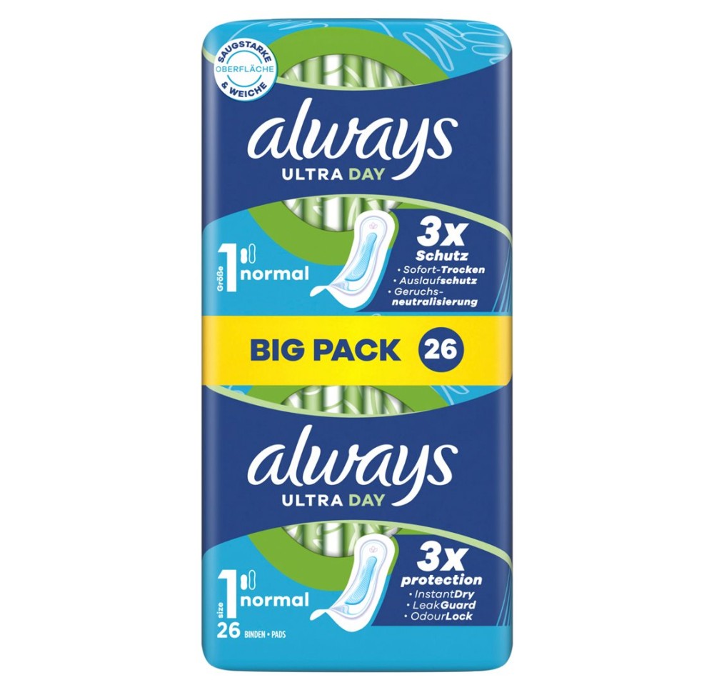 ALWAYS Ultra serv hyg Normal BigPack (n) 26 pce