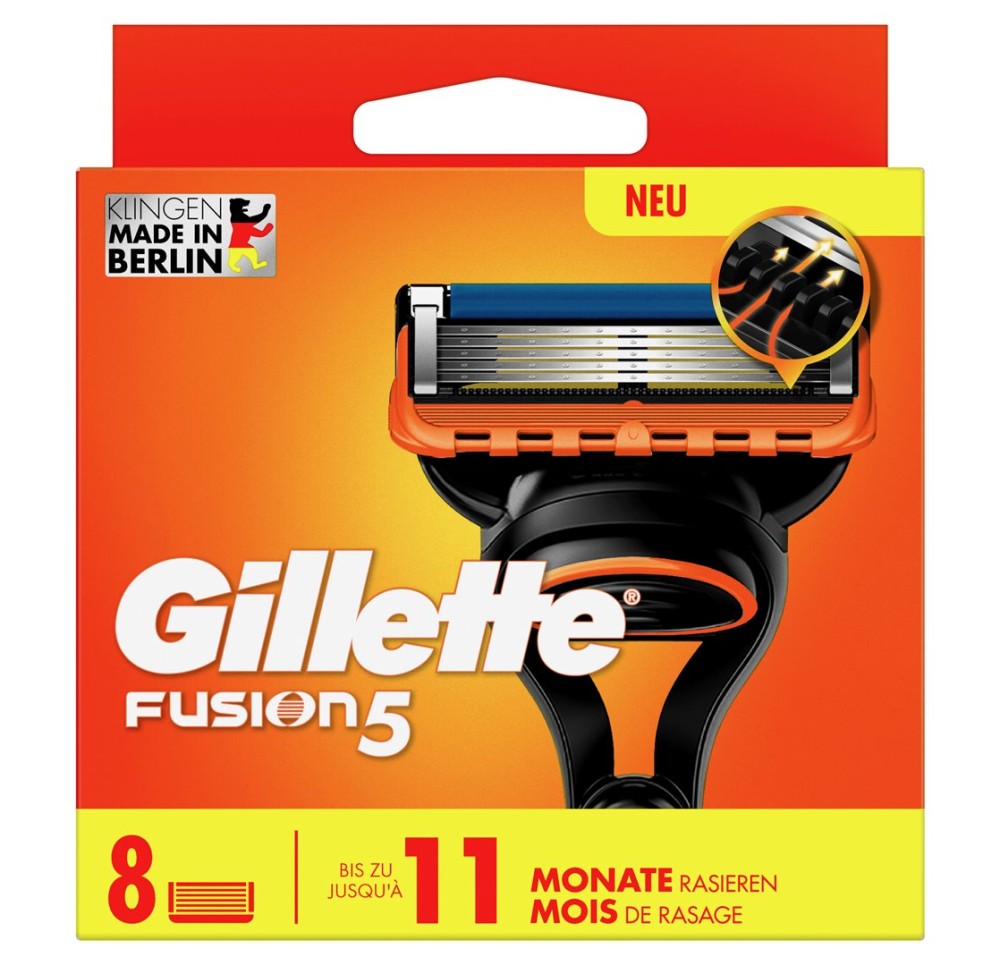 GILLETTE Fusion5 lames ras (n) 8 pce