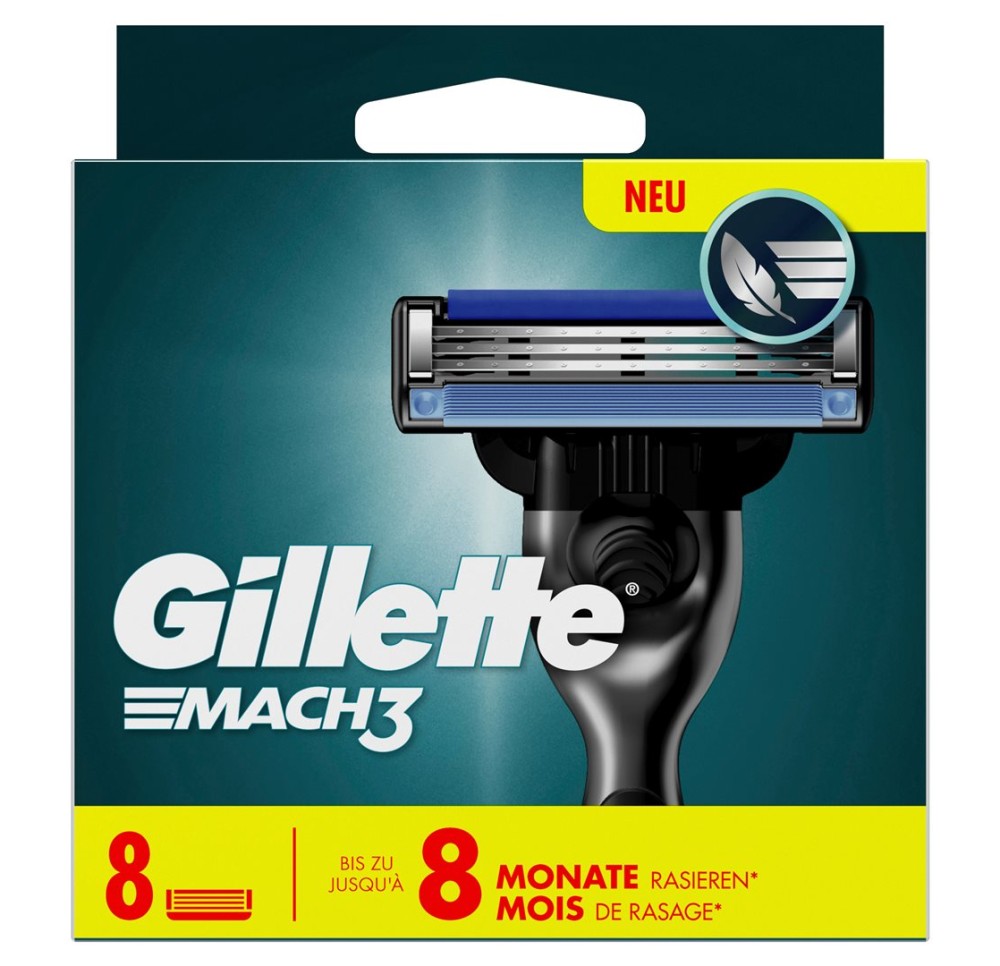 GILLETTE Mach3 lames ras (n) 8 pce