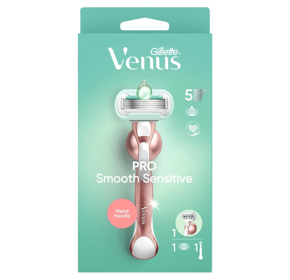 GILLETTE Venus Pro Smooth Sen rasoir 1 la+sup dou