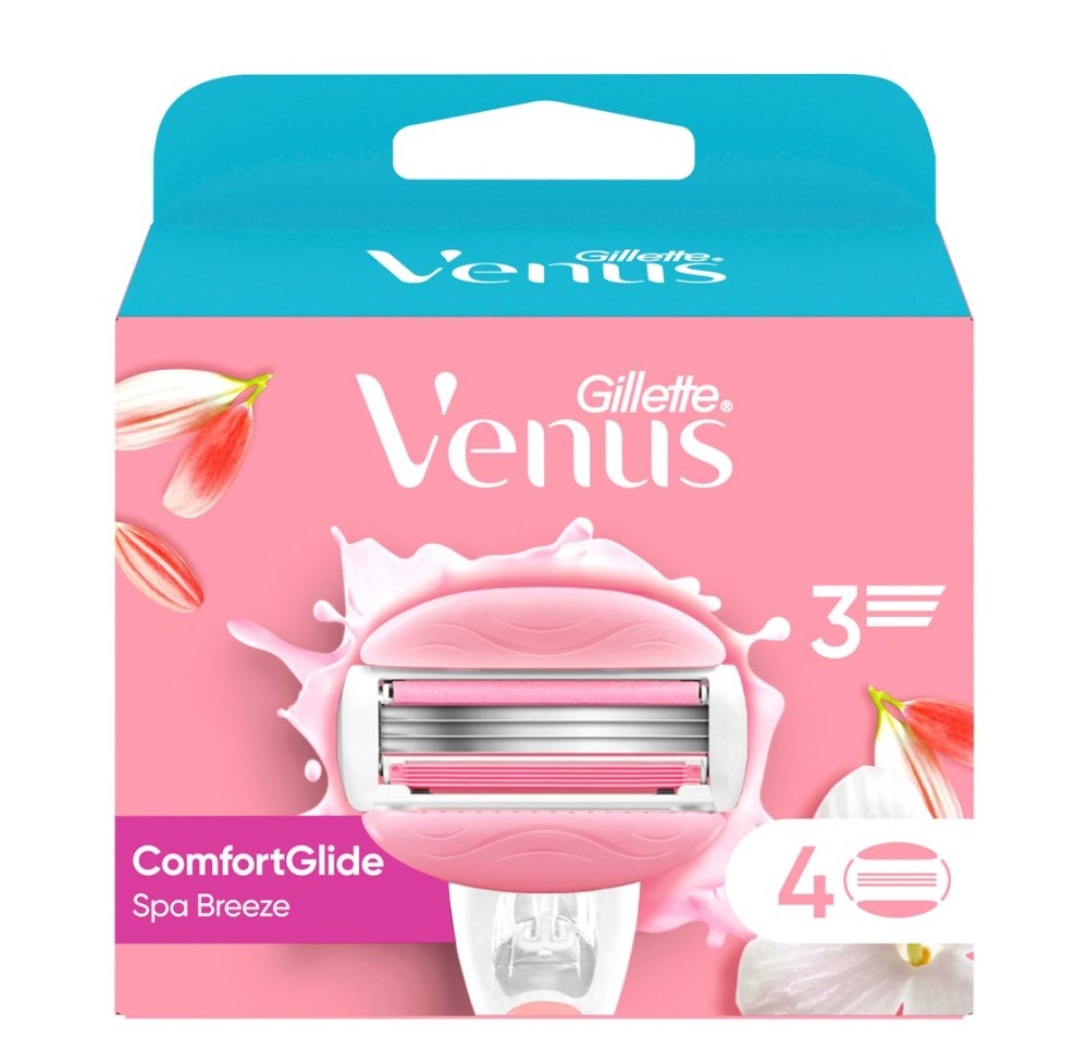 GILLETTE Venus Comf lames ras Spa Breeze (n) 4 pce