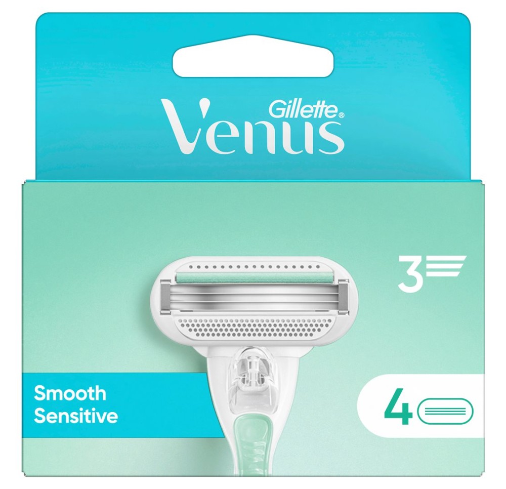 GILLETTE Venus Smooth Sen lames ras 4 pce
