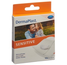 DERMAPLAST Sensitive pans rapid 8x10cm bl 10 pce