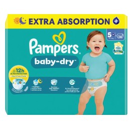 PAMPERS Baby Dry Gr5+ 12-17kg Jun Pl éc (n) 36 pce