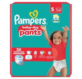 PAMPERS Baby Dry Pan Gr5 12-17kg Ju éco (n) 37 pce