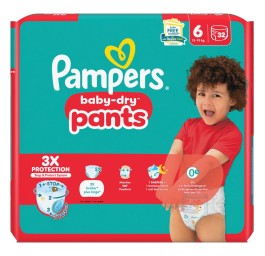 PAMPERS Baby Dry Gr6 14-19kg XL La éco (n) 32 pce