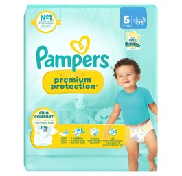 PAMPERS Prem Prot Gr5 11-16kg Junior ava 34 pce
