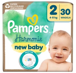 PAMPERS Harmonie Gr2 4-8kg Single Pack 30 pce