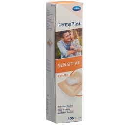 DERMAPLAST Sensitive Centro strip 3x4cm ch 100 pce