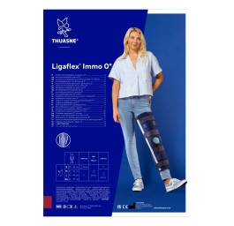 THUASNE Ligaflex Immo 0° 50cm XL bleu marine