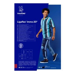 THUASNE Ligaflex Immo 20° 60cm M bleu marine