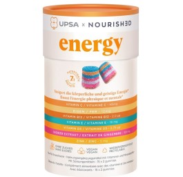 UPSA X NOURISHED Energy gummies box 30 pce