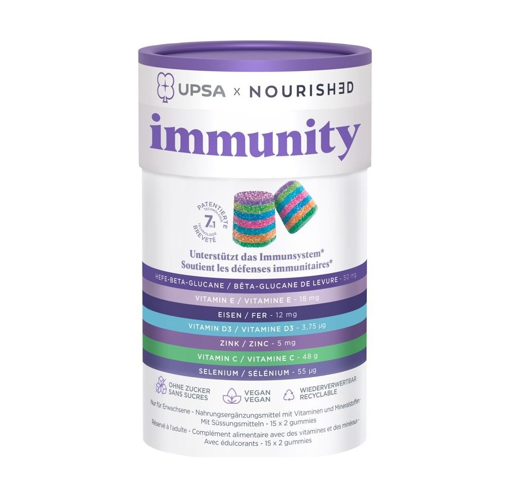 UPSA X NOURISHED Immunity gummies box 30 pce