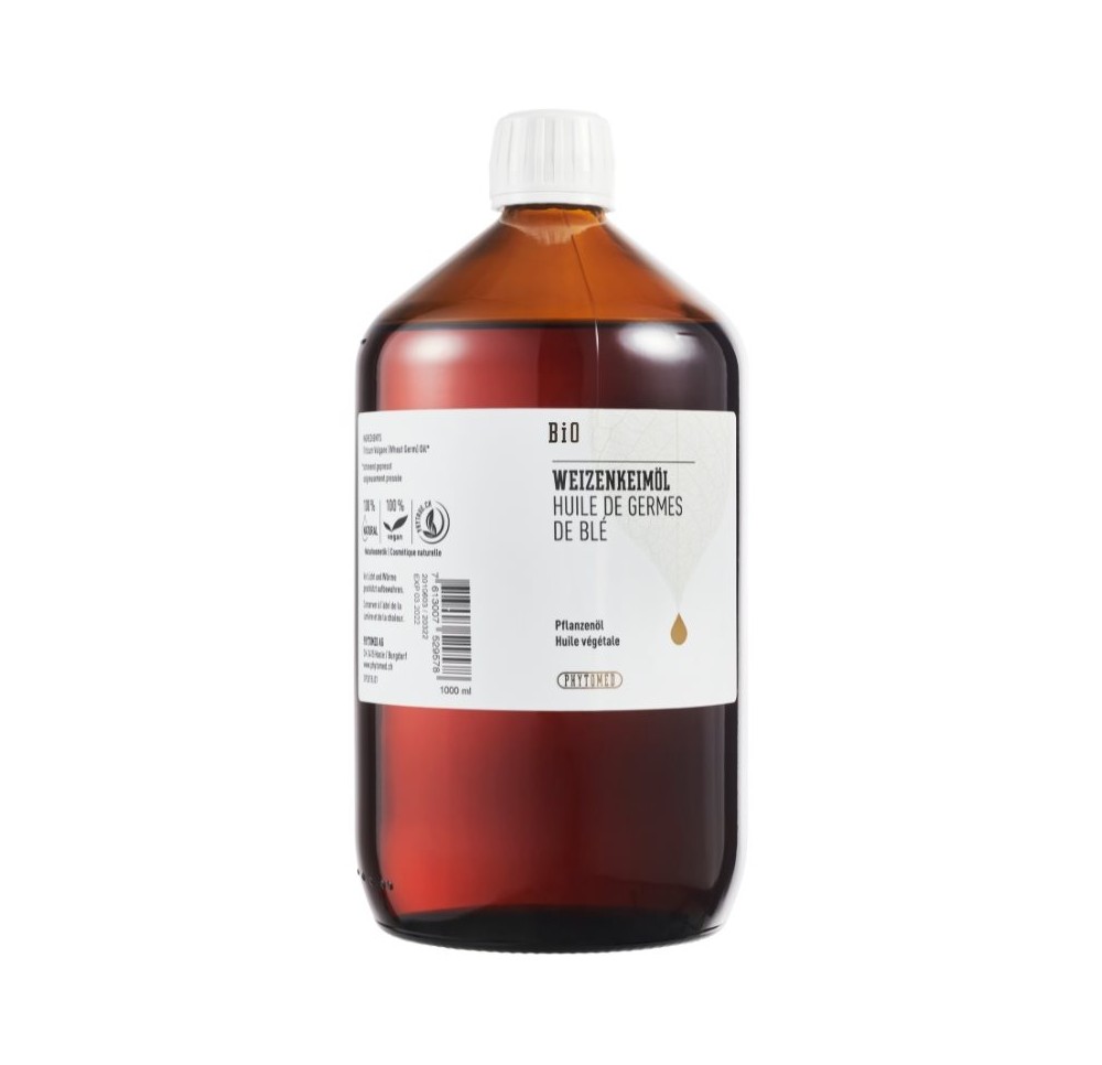 PHYTOMED Huile germe blé bio fl verre 1000 ml