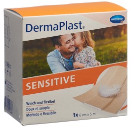 DERMAPLAST Sensitive pans rapid 6cmx5m ch rouleau