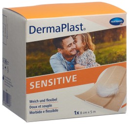 DERMAPLAST Sensitive pans rapid 8cmx5m ch rouleau