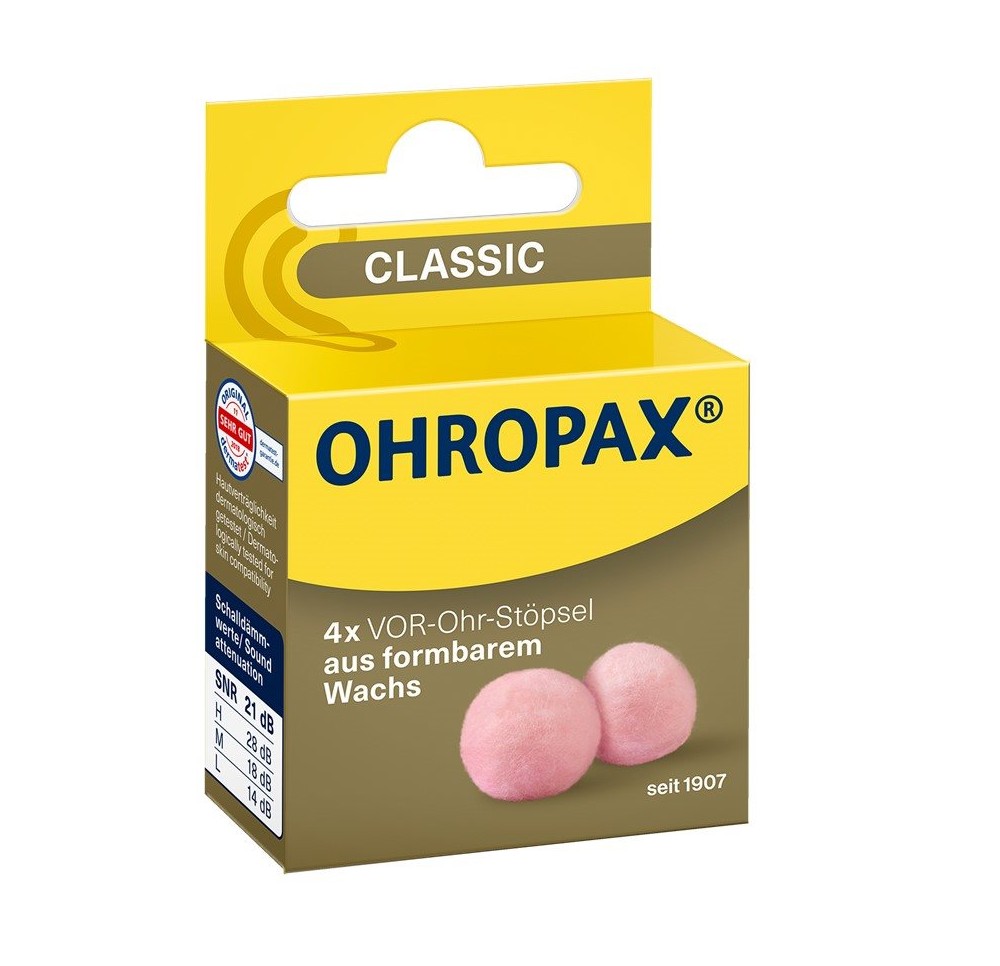 OHROPAX sourdines Classic 4 pce OHROPAX sourdines Classic 4 pce