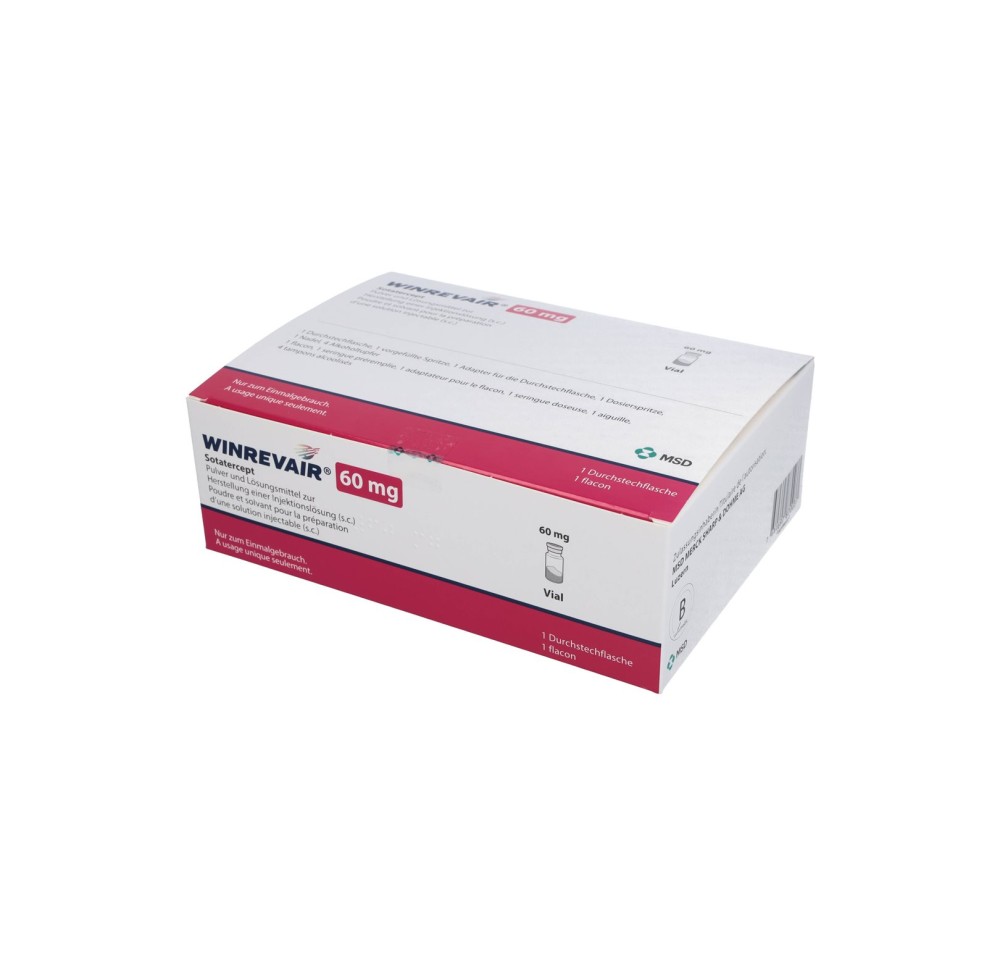 WINREVAIR subst sèche 60 mg c solv flac WINREVAIR subst sèche 60 mg c solv flac