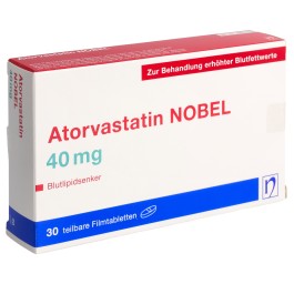 ATORVASTATIN NOBEL cpr pell 40 mg 30 pce