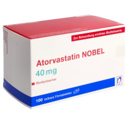 ATORVASTATIN NOBEL cpr pell 40 mg 100 pce
