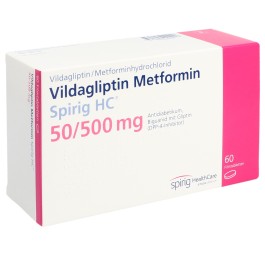 VILDAGLIPTIN Metformin Spirig HC 50/500mg 60 pce