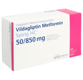 VILDAGLIPTIN Metformin Spirig HC 50/850mg 60 pce